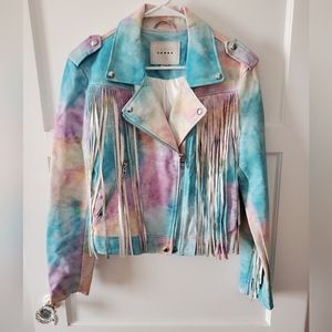 Blank NYC Fringe Moto Jacket